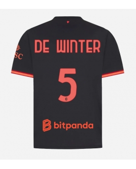 AC Milan Koni De Winter #5 Maglia Gara Terza Repliche 2026-27 Maniche Corte AC Milan Koni De Winter #5 Maglia Gara Terza Repliche 2026-27 Maniche Corte